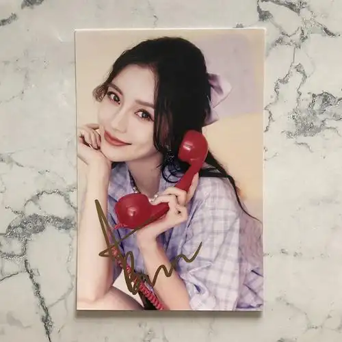 爱情应该有的样子尹亦可杨颖周边 杨颖angelbaby签名照片亲笔保周边