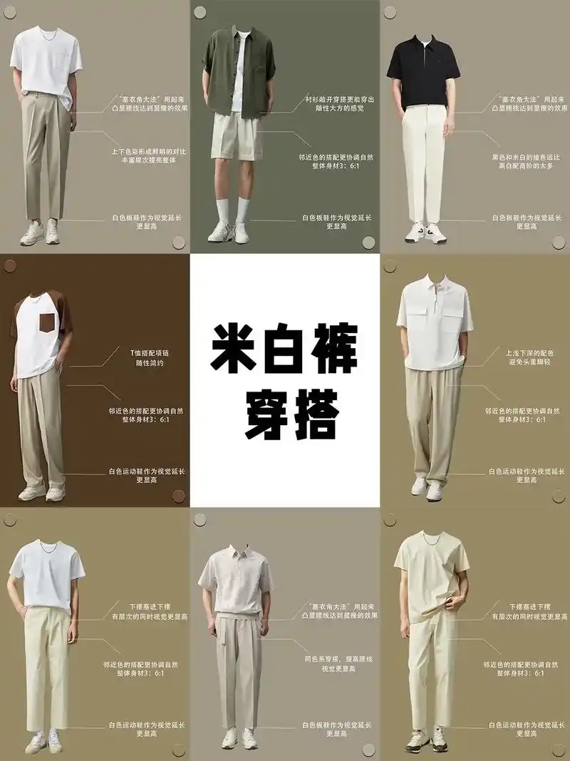 来搭配99久而久之就会慢慢审美疲劳因但不可否认会穿白色裤子的男生