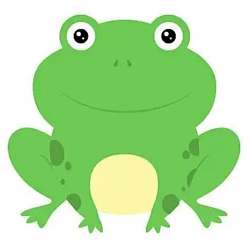 青蛙,可爱,卡通,幼仔,坐