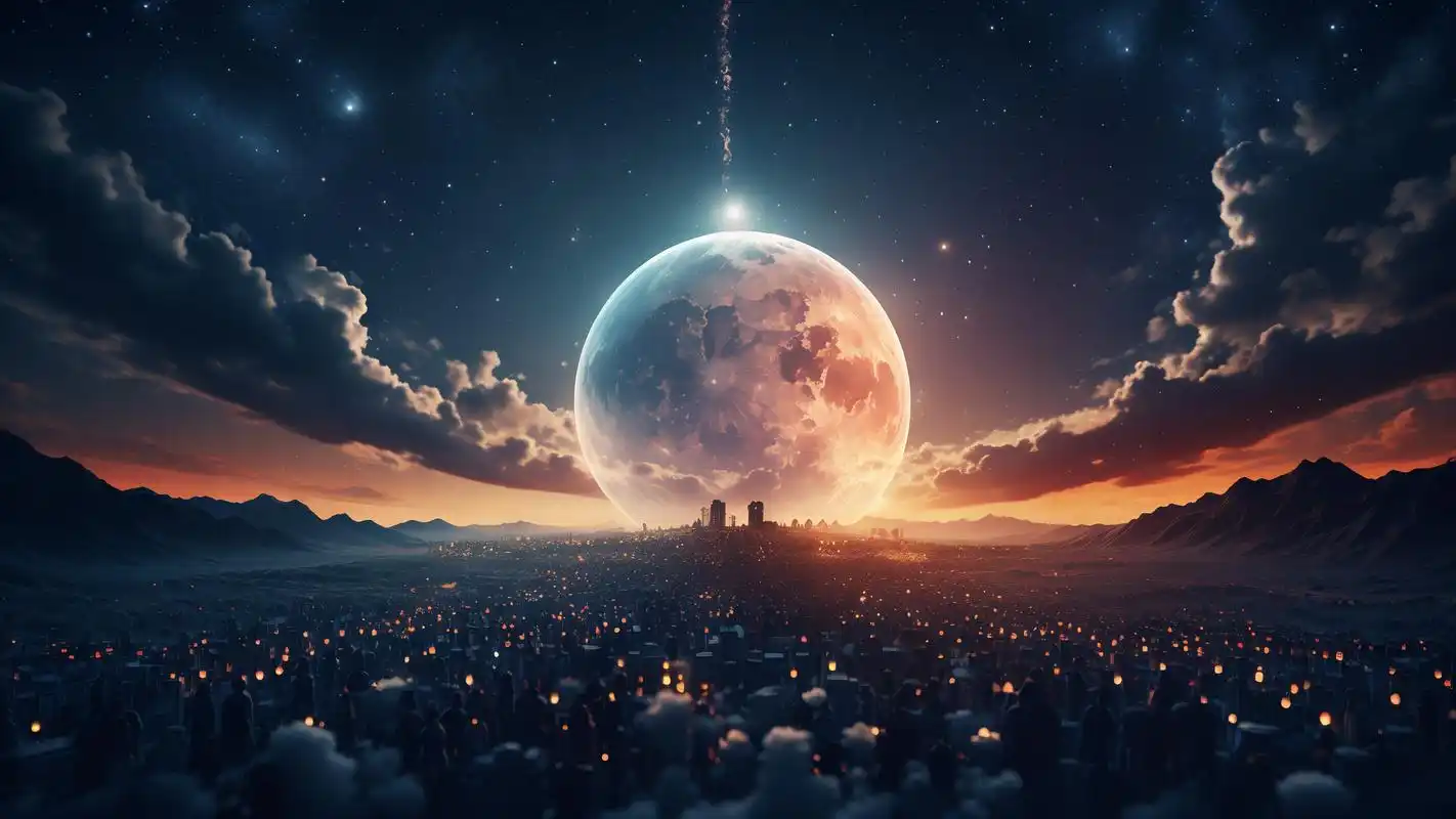 78绝美星空背景图画,梦幻般的美景90