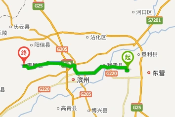 从东营到滨州市惠民县走316省道行吗