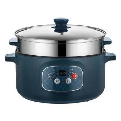 麦饭石不粘锅多功能炒菜锅平底锅炒锅铁锅家用电炒锅宿舍电锅一体