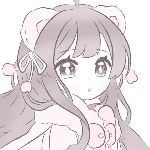 头像 女生头像 软妹 少女 姐妹动漫 简笔画 卡通 漫画 手绘 头像 线稿