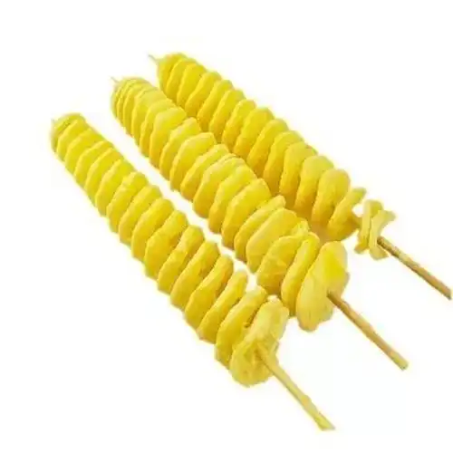 鸿运龙黄金薯塔串950克*10串土豆串土豆旋风串烧烤薯塔半成品