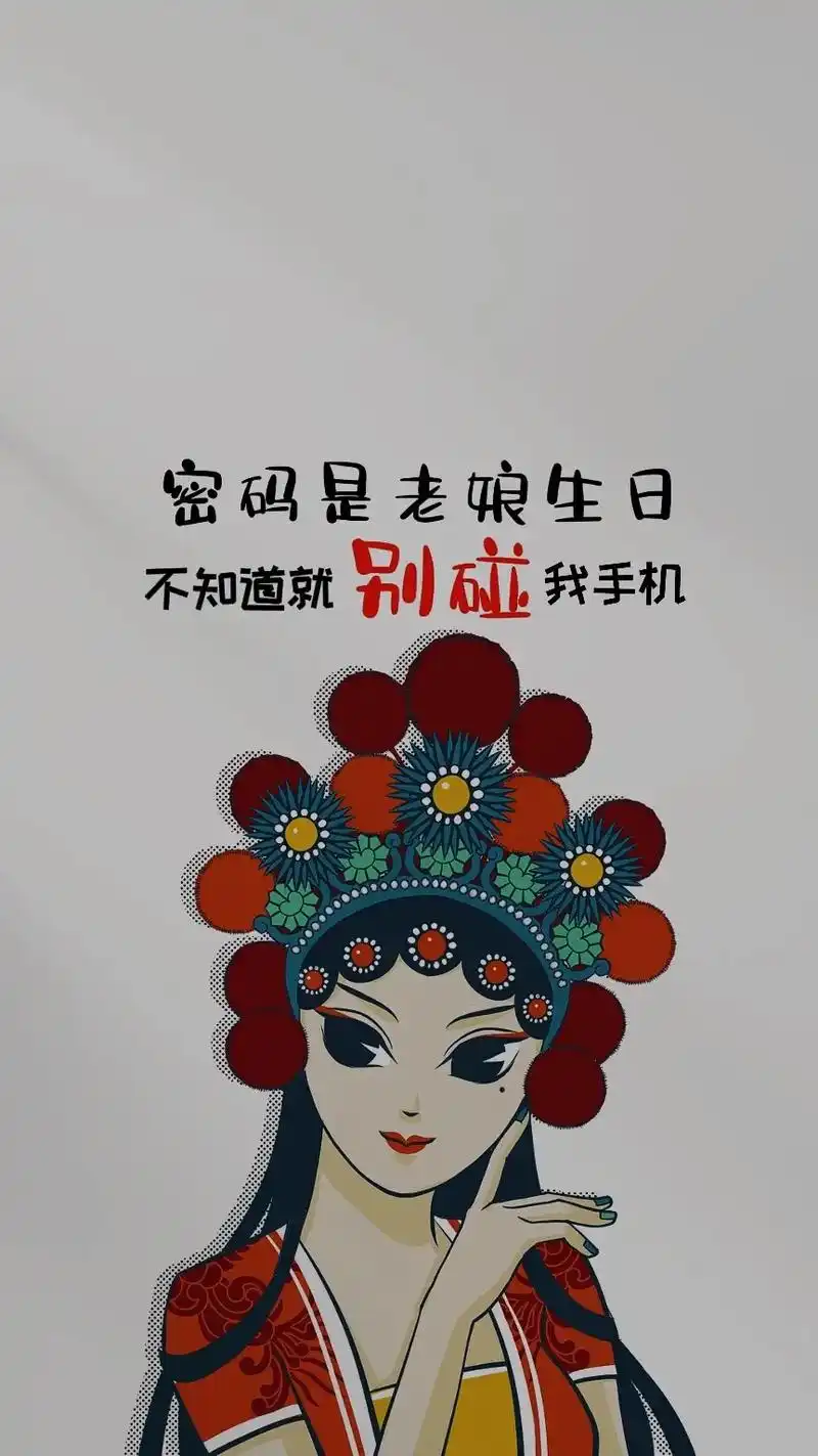 密码是老娘生日,不知道就别碰我手机!#手机壁纸 #锁屏壁纸  - 抖音