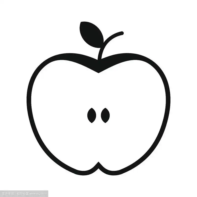 切苹果简单图标