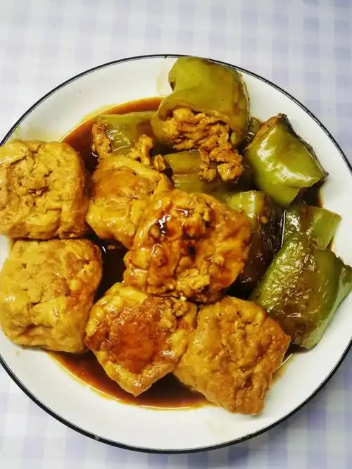 酿豆腐77青椒酿超美味的下饭菜