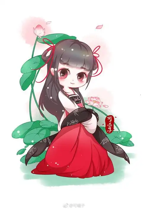 q版汉服古风头像图源:可喵子