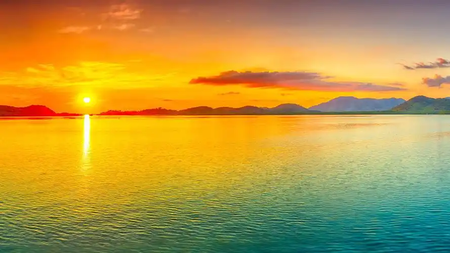 唯美浪漫夕阳落日 _ 图片网