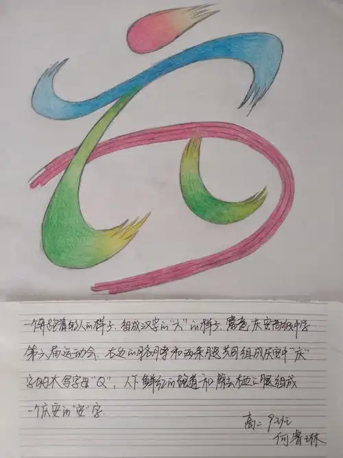 庆安高级中学第六届田径运动会学生会徽设计草稿意见建议征集 - 美篇