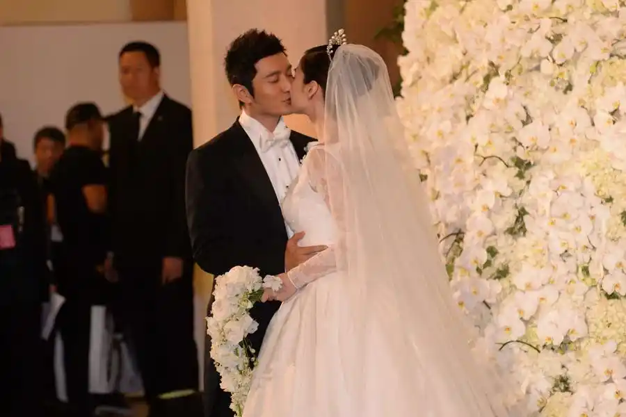 黄晓明baby婚礼高清大图