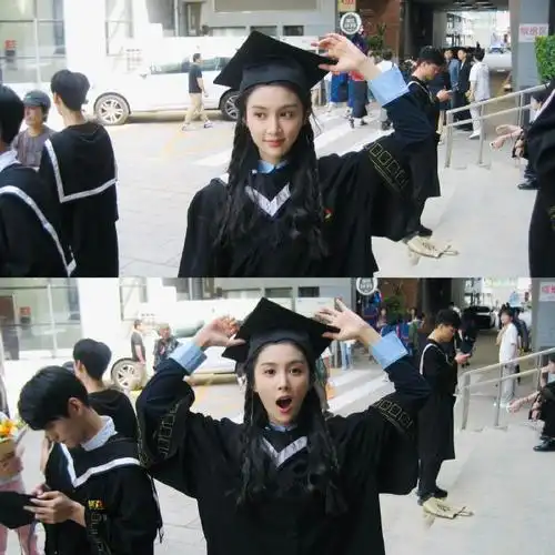 小欢喜陶子北电毕业照##吴施乐北电毕业照
