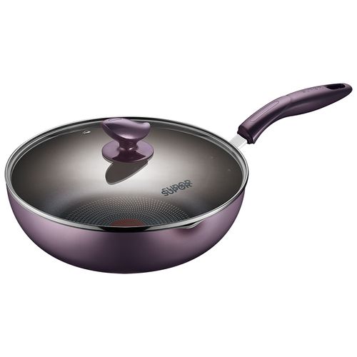 苏泊尔火红点煎炒锅无油烟锅26/28cm不粘锅平底煎锅燃气电磁炉用