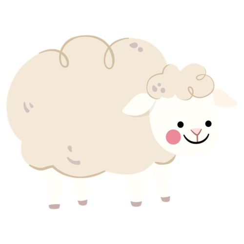 绵羊卡通可爱图片