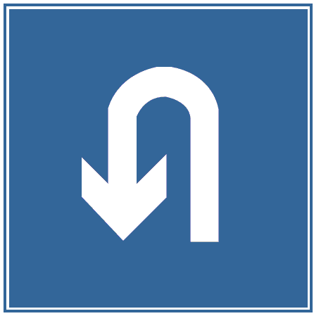 a.绕行 b.掉头 c.转弯 d.倒车