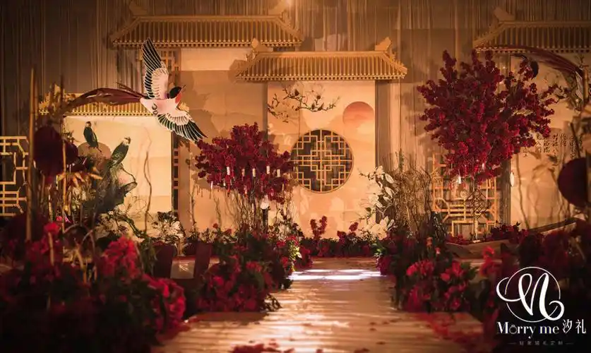 济宁婚礼婉约如画的新中式婚礼