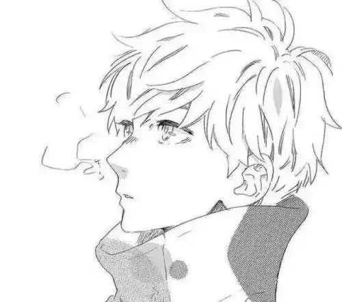 帅气男生霸气简笔画