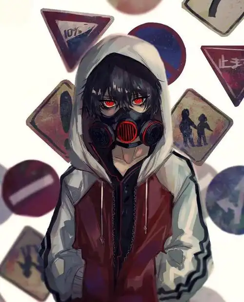 堪称教科书式惊悚病娇风格的人物插画,辨识度非常高|画风|插画师|漫画