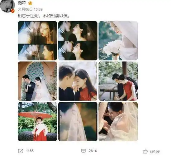 恭喜女神,结婚快乐._南笙_张辛苑_网友