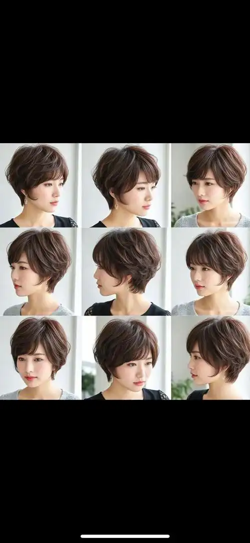 短发纹理烫造型