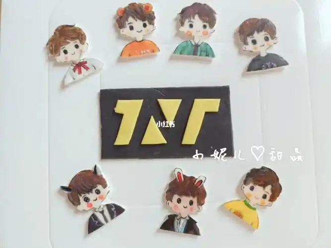 时代少年团蛋糕03o03糖牌手绘