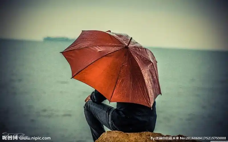打伞背影摄影图__日常生活_人物图库_摄影图库_昵图网nipic.com