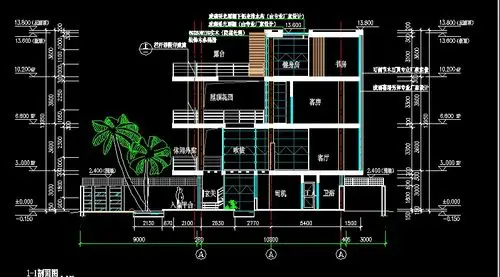 同问求一份3000平米左右的建筑cad施工图纸 在线坐等 急用