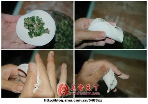 包饺子方法图解