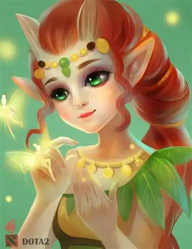 魅惑魔女怒踩熊德dota2玩家小鹿涂鸦鉴赏