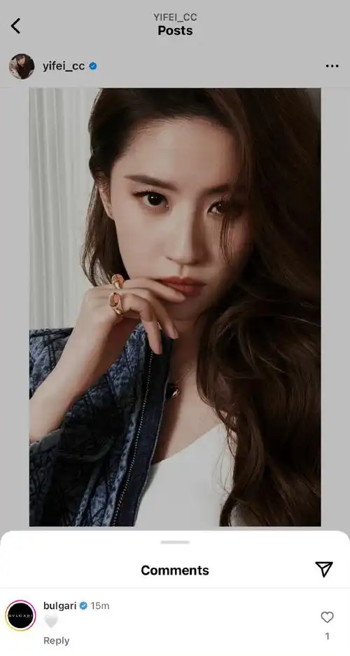 刘亦菲宝格丽全球品牌代言人