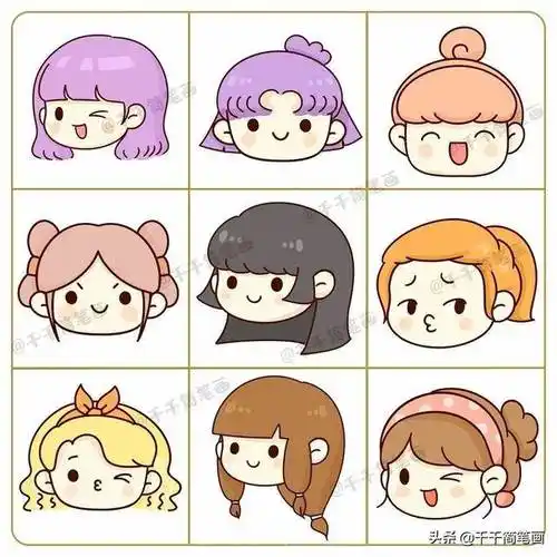 80 可爱的卡通人物简笔画,其实真不难画卡通手绘简笔人物