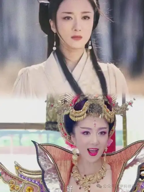 李依晓呢,1983年生,长相清丽,有着一双灵动的大眼睛,非常适合古装扮相