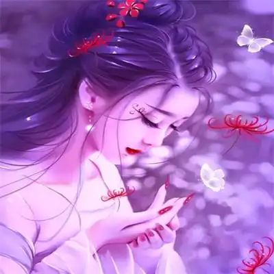 可爱古风卡通女生头像高清唯美时尚卡通女头图片