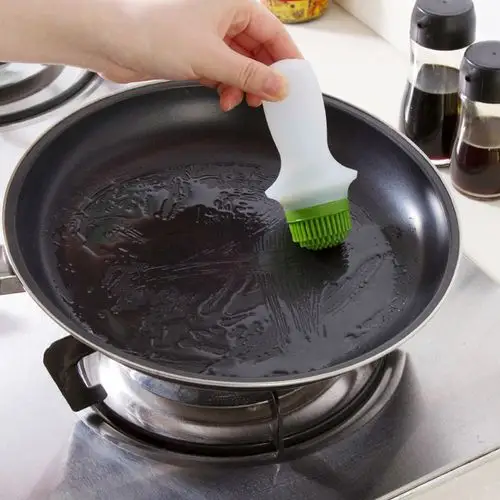 泡沫之夏 硅胶油刷烧烤刷耐高温烘焙工具玻璃油壶刷抹油瓶包邮