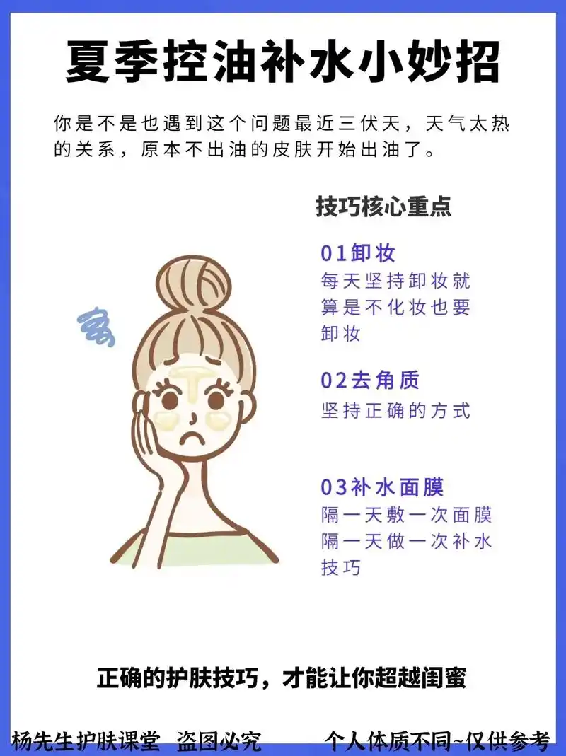 夏季控油补水小妙招.