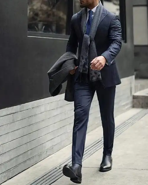 男西装正确穿着法