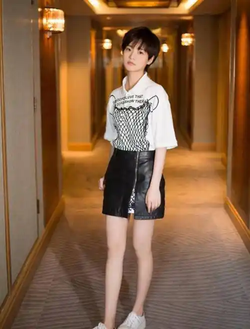 "乔英子"长大了!李庚希白色上衣尽显好身材,狗啃刘海太吸睛_时尚_少女