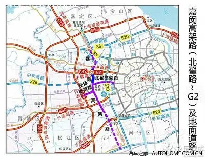 嘉闵高架南北延伸段2014年年底建成通车