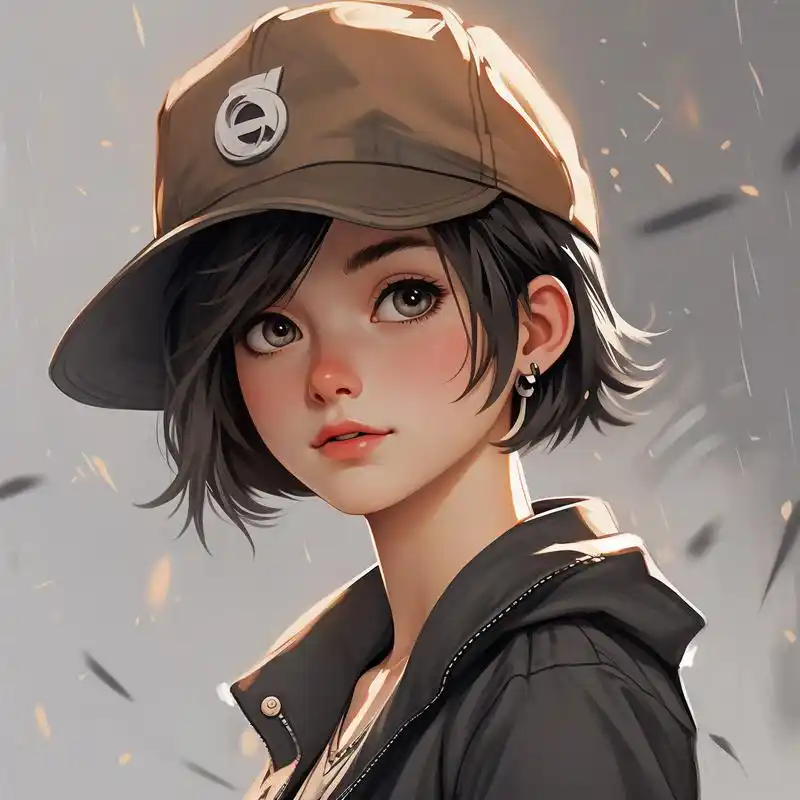 来看看这些超酷的短发女孩头像吧!