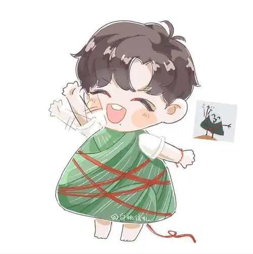 肖战粉丝的《端午安康》同款手绘