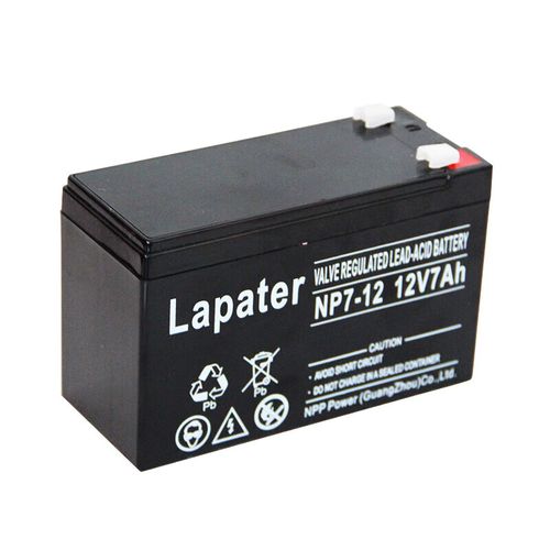 ups电源电池耐普7ah12v蓄电池回收更换消防电动喷雾器 黑色