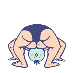 扭屁股gif可爱gif搞笑gif逗比gif