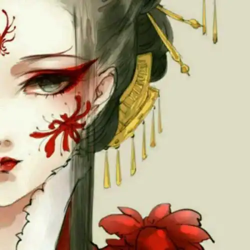 彼岸花古风闺蜜头像2