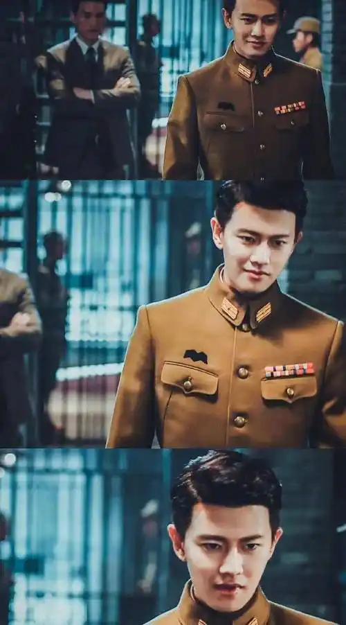 《秋蝉》任嘉伦军装造型帅气,眼神杀太完美了,期待叶冲上线_表演_角色