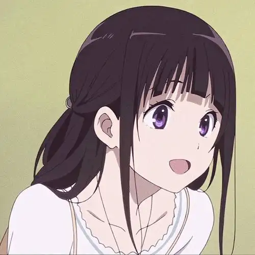 冰菓影评_头像_千反田爱瑠_素材_头像