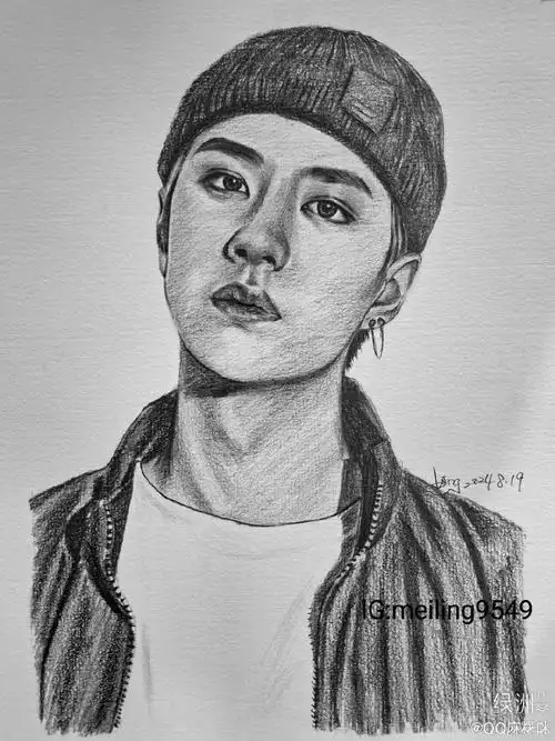 王一博##鉛筆素描##铅笔手绘