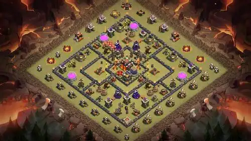 10本10本实用防三阵,部落冲突阵型分享,10本10本实用防三阵分享链接