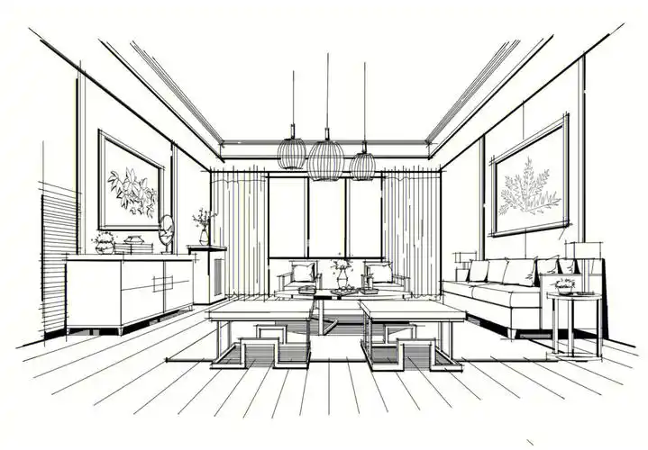 室内手绘效果图