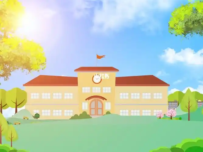 k01 -卡通校园生活led背景视频