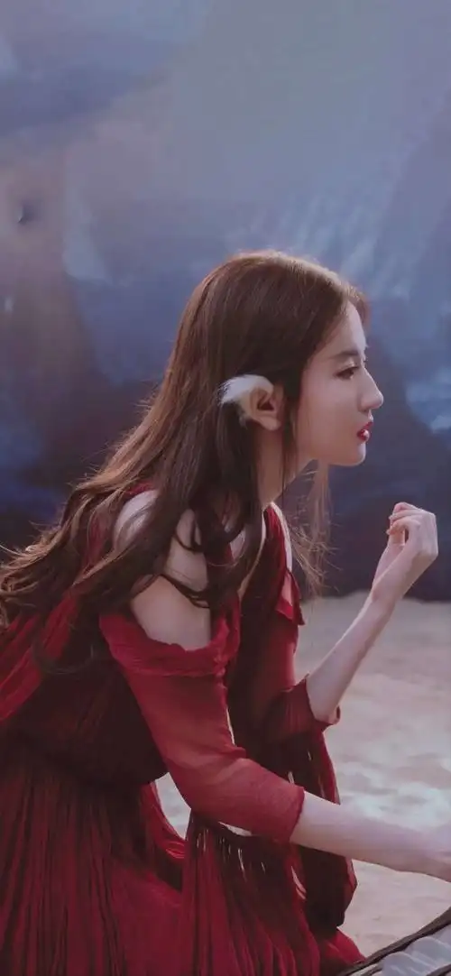 二代妖精刘亦菲侧颜